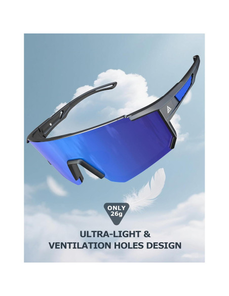 Gafas de Sol Polarizadas KALIYADI UV400 para Correr y Ciclismo