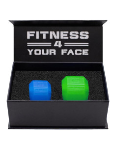 Ejercitador de Mandíbula Jawzrsize - Paquete Principiantes Azul y Verde