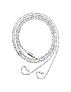 Cable IEM 6N Plata de Cristal 1.2m para Sennheiser IE900 IE600 IE300 IE200