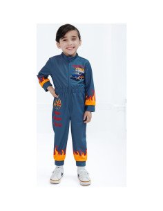 Mono de Carreras Hot Wheels para Niños 7-8 Años Gris 2