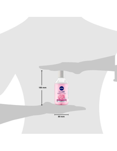 Agua Micelar Limpiadora NIVEA MicellAIR Rosa 400ml