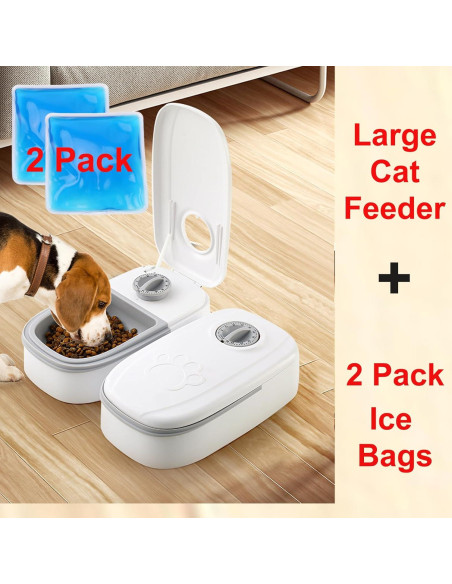 Dispensador Automático de Comida VINGVO 2 Comidas 700g