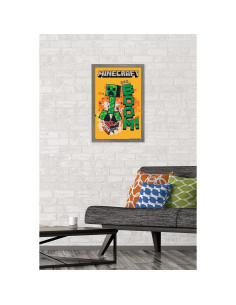 Póster Enmarcado Trends International Minecraft Creeper 57.2x37.3 cm 2