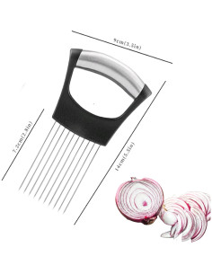 Cortador de Cebolla Multifuncional fghuim - Acero Inoxidable 2