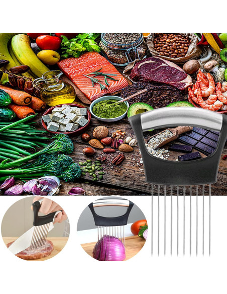 Cortador de Cebolla Multifuncional fghuim - Acero Inoxidable