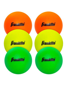 Pelotas de Lacrosse Franklin Sports - Paquete de 6 para Niños