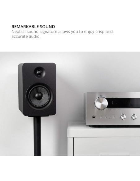 Altavoces Pasivos Kanto YU 5.25" con Tweeter de Seda - Negro