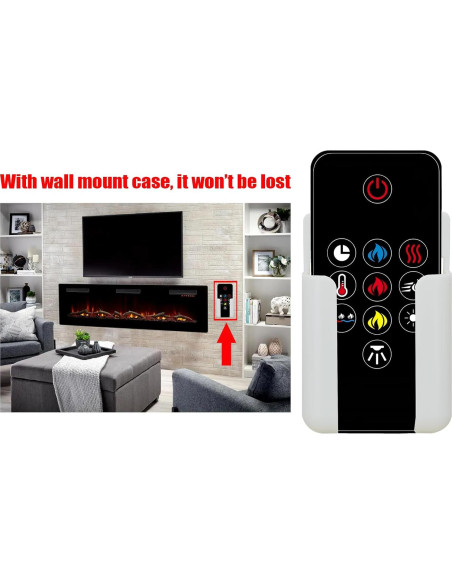 Control Remoto Reemplazo Chimenea Eléctrica Napoleon W190-0136