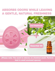 Bola Desodorante para Zapatos Air Jungles 6 Unidades Aroma Durazno Miel 2