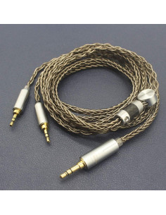 Cable de Auriculares Youkamoo 1.8m 3.5mm a Doble 2.5mm Macho 2