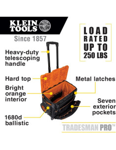 Bolsa de Herramientas Rodante Klein Tools 55473RTB 113 kg 2
