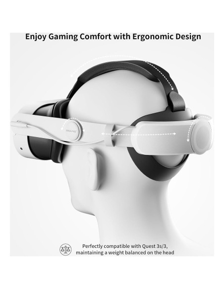 Correa para cabeza con batería ANNAPRO 6500mAh para Meta Quest 3