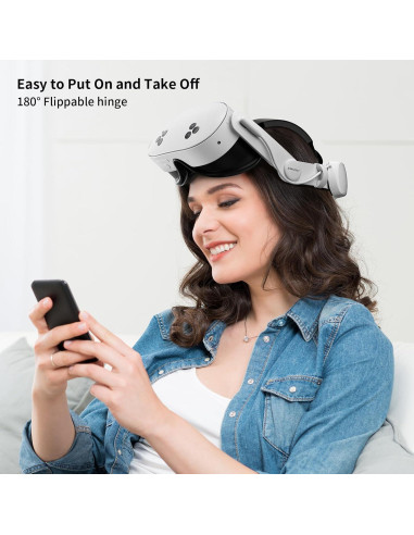 Correa para cabeza con batería ANNAPRO 6500mAh para Meta Quest 3