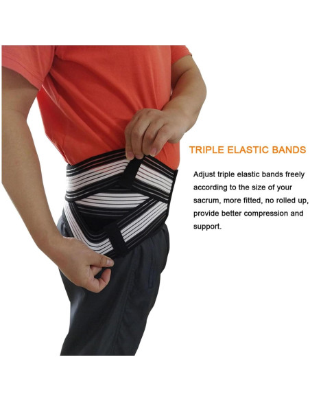 Cinturón Sacroilíaco Paskyee Regular 76-120cm Alivio Ciático