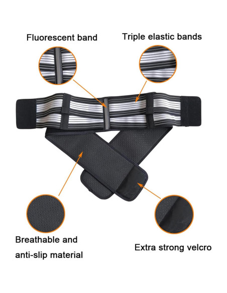 Cinturón Sacroilíaco Paskyee Regular 76-120cm Alivio Ciático