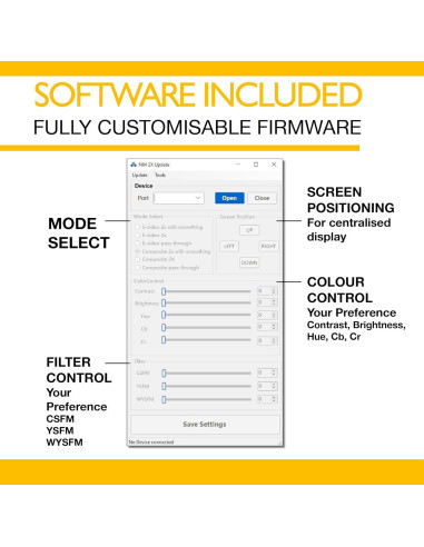 Adaptador HDMI Kaico para Nintendo N64/Gamecube/SNES - 480p