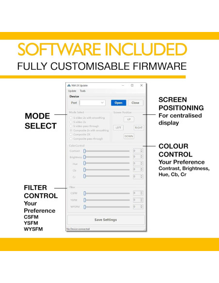 Adaptador HDMI Kaico para Nintendo N64/Gamecube/SNES - 480p