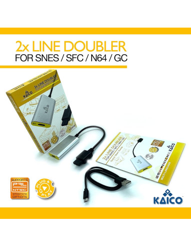 Adaptador HDMI Kaico para Nintendo N64/Gamecube/SNES - 480p