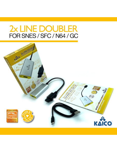 Adaptador HDMI Kaico para Nintendo N64/Gamecube/SNES - 480p