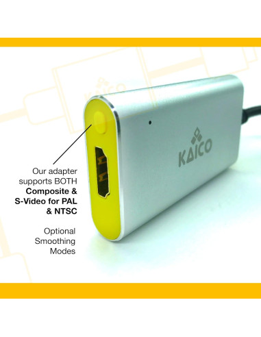 Adaptador HDMI Kaico para Nintendo N64/Gamecube/SNES - 480p