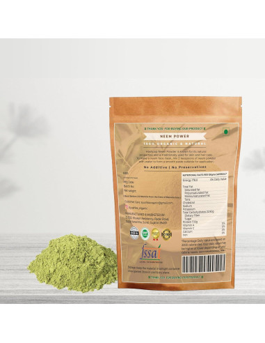 Polvo de Neem 250g Ayushka Organic - Suplemento Natural Piel y Cabello