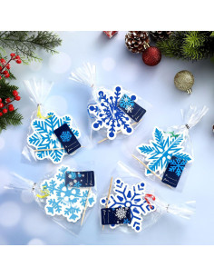 Kolldenn Kit de Adornos Navideños para Rascar 96 Piezas 2