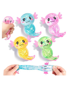 Set de 8 Juguetes Antiestrés Axolote LSGYPAQ - 4 Colores