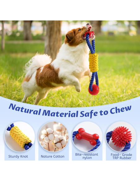 Juguete de Cuerda Interactivo Aitmexcn para Perros Medianos