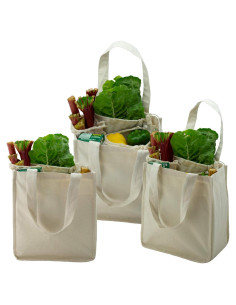 Bolsa de Compras Reutilizable Simple Ecology Algodón Orgánico 38x30.5cm