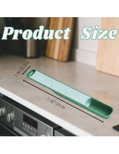 Cucharas Medidoras Doble Punta Dancepanda Verde 20g 2