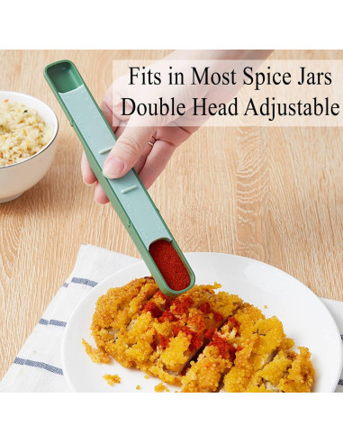 Cucharas Medidoras Doble Punta Dancepanda Verde 20g