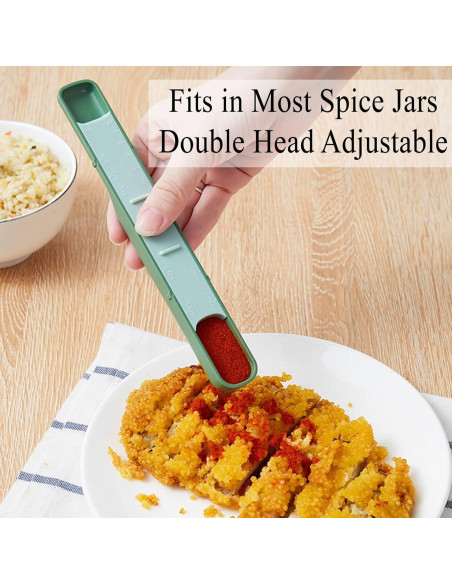 Cucharas Medidoras Doble Punta Dancepanda Verde 20g