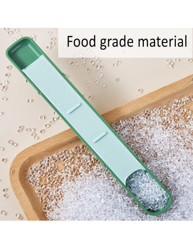 Cucharas Medidoras Doble Punta Dancepanda Verde 20g