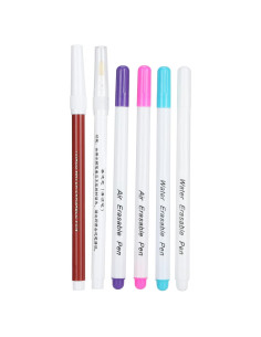 Conjunto de 6 bolígrafos borrables Zerodis - Tinta soluble en agua