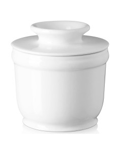 Crock de Porcelana para Mantequilla DOWAN 177ml Blanco