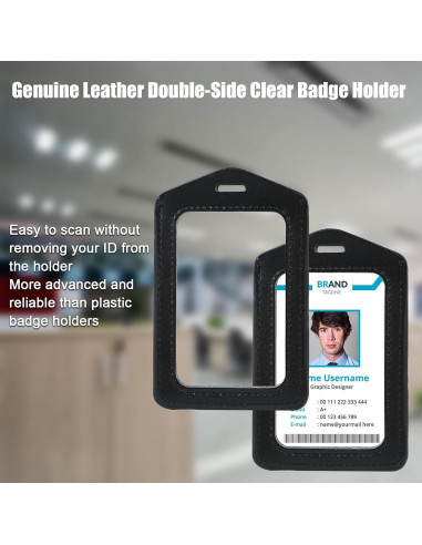 Soporte de identificación retráctil Coinarin con llavero y clip