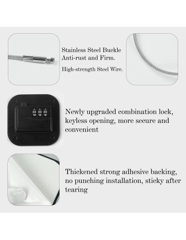 Cerraduras de Seguridad FKTUV para Gabinetes y Refrigeradores - 2 Piezas