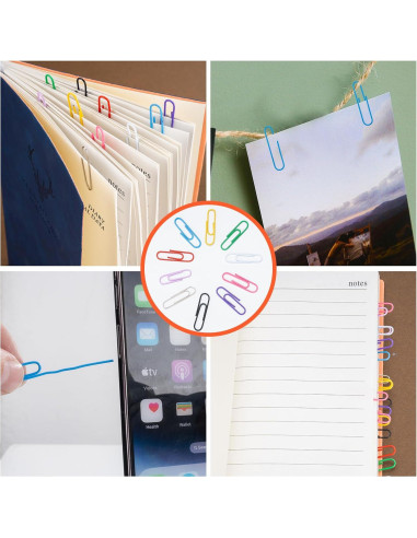 Conjunto de Clips de Oficina Tsondeku 284 Pcs Coloridos