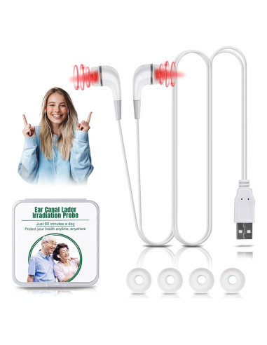 Dispositivo de Luz Roja USB 650nm para Oídos RTFLYKAY