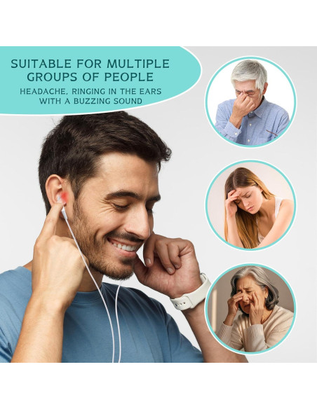 Dispositivo de Luz Roja USB 650nm para Oídos RTFLYKAY