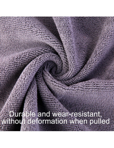 Juego de Toallas de Microfibra Wmiyafff 3 Piezas Azul 35x74 cm