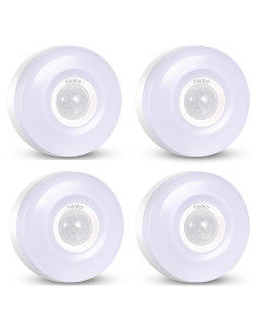 Luces Nocturnas Enchufables YELKO con Sensor de Movimiento - 4 Piezas