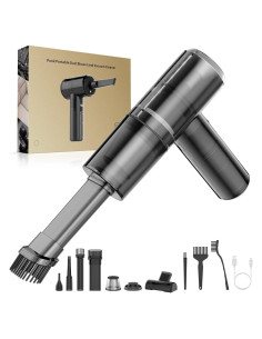 Aspiradora de Coche Mottinhill D120 4-en-1 Sin Cable 15,000Pa