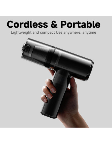 Aspiradora de Coche Mottinhill D120 4-en-1 Sin Cable 15,000Pa