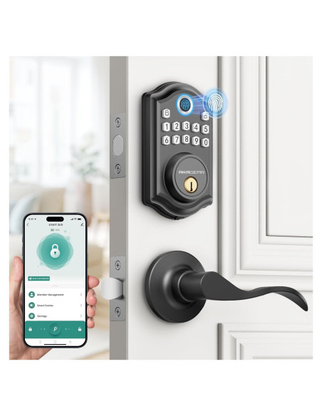 Cerradura Inteligente AkaGear DS10 Pro con Huella Dactilar y APP