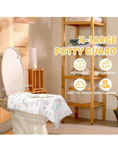 Cubiertas de Asiento de Inodoro Desechables Mimorou 40 Pcs 2