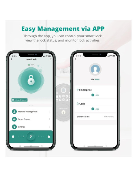 Cerradura Inteligente AkaGear DS10 Pro con Huella Dactilar y APP