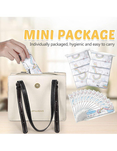 Cubiertas de Asiento de Inodoro Desechables Mimorou 40 Pcs