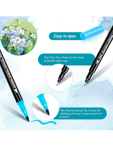 Set de 48 Marcadores Duales FPMYB para Caligrafía y Arte