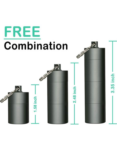 Estuche Portátil para Pastillas EFFIET 3 Compartimentos